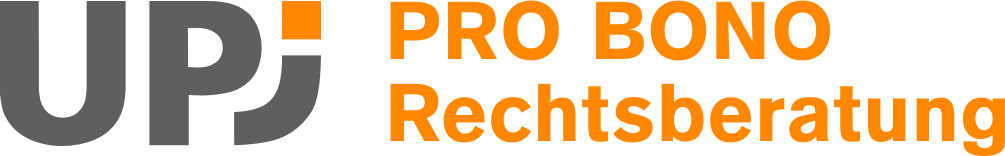 Logo UPJ pro bono Rechtsberatung