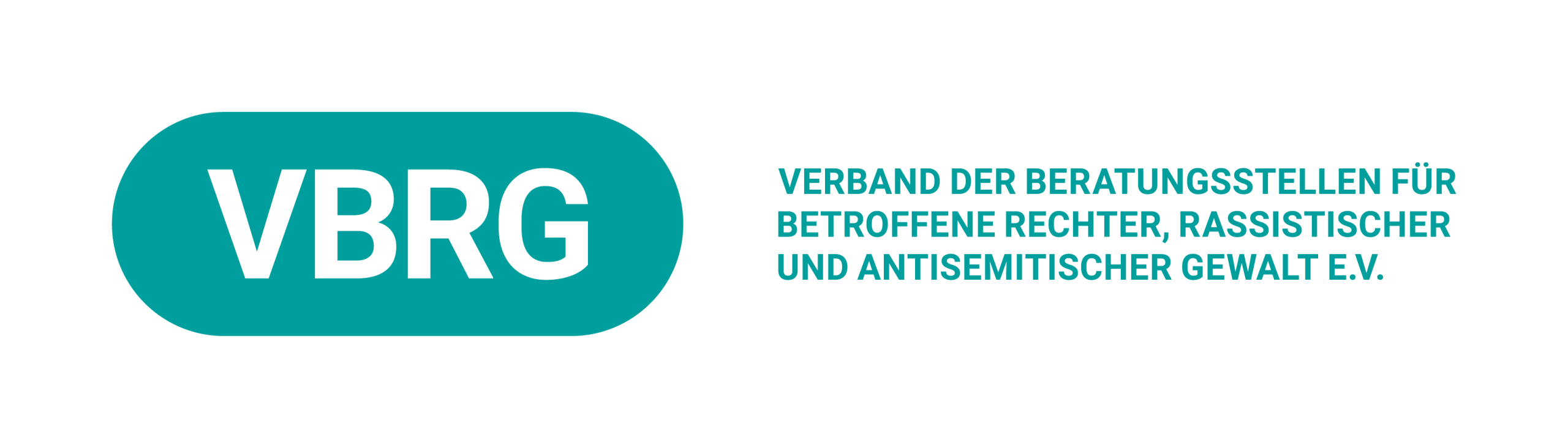 Logo Verband der Beratungsstellen für Betroffene rechter, rassistischer und antisemitischer Gewalt (VBRG e.V.)